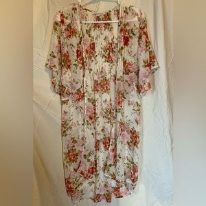 American Eagle Floral Kimono